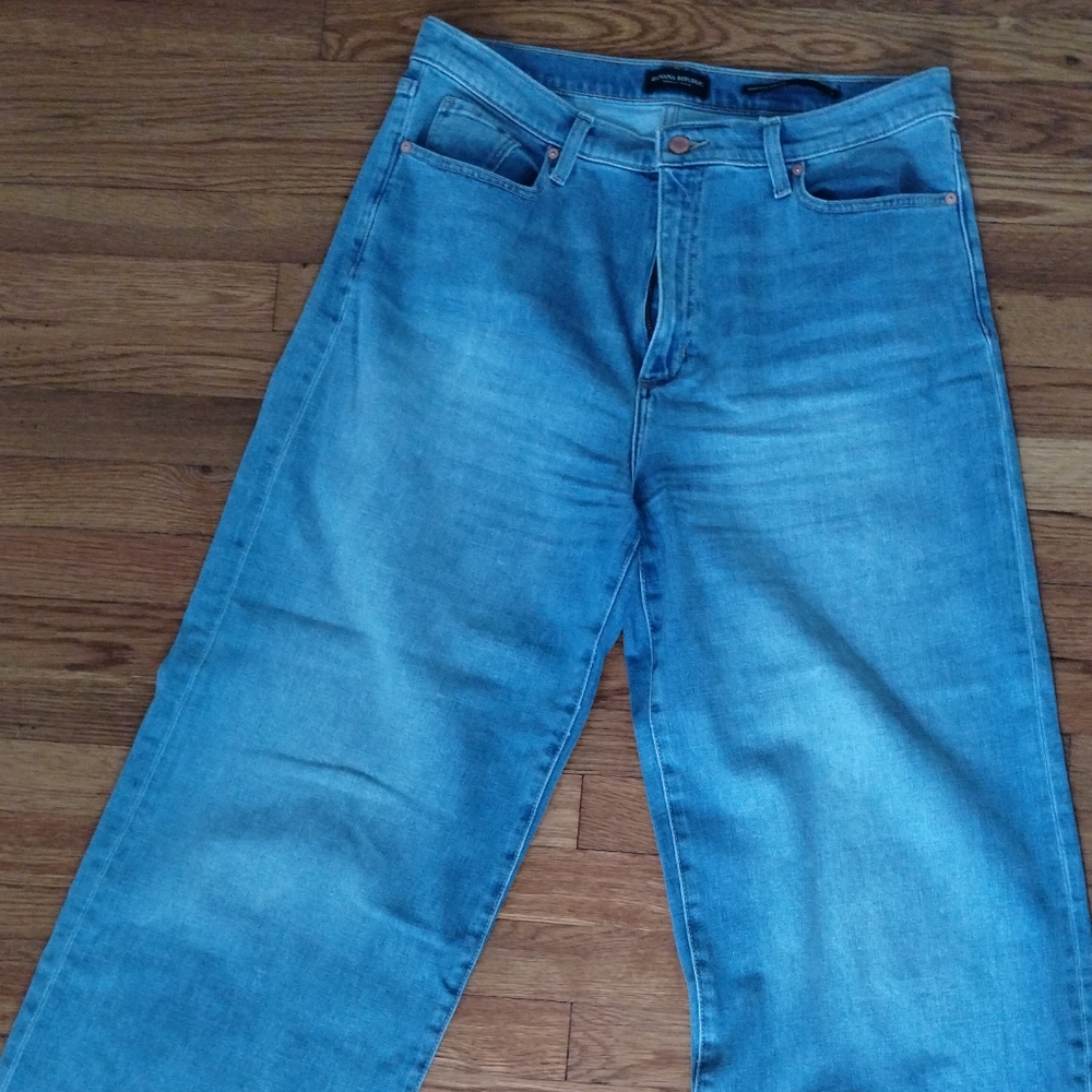 Banana Republic high rise wide leg jeans, size 32 regular